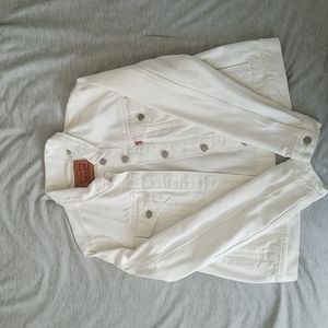 Levi's white denim Jacket